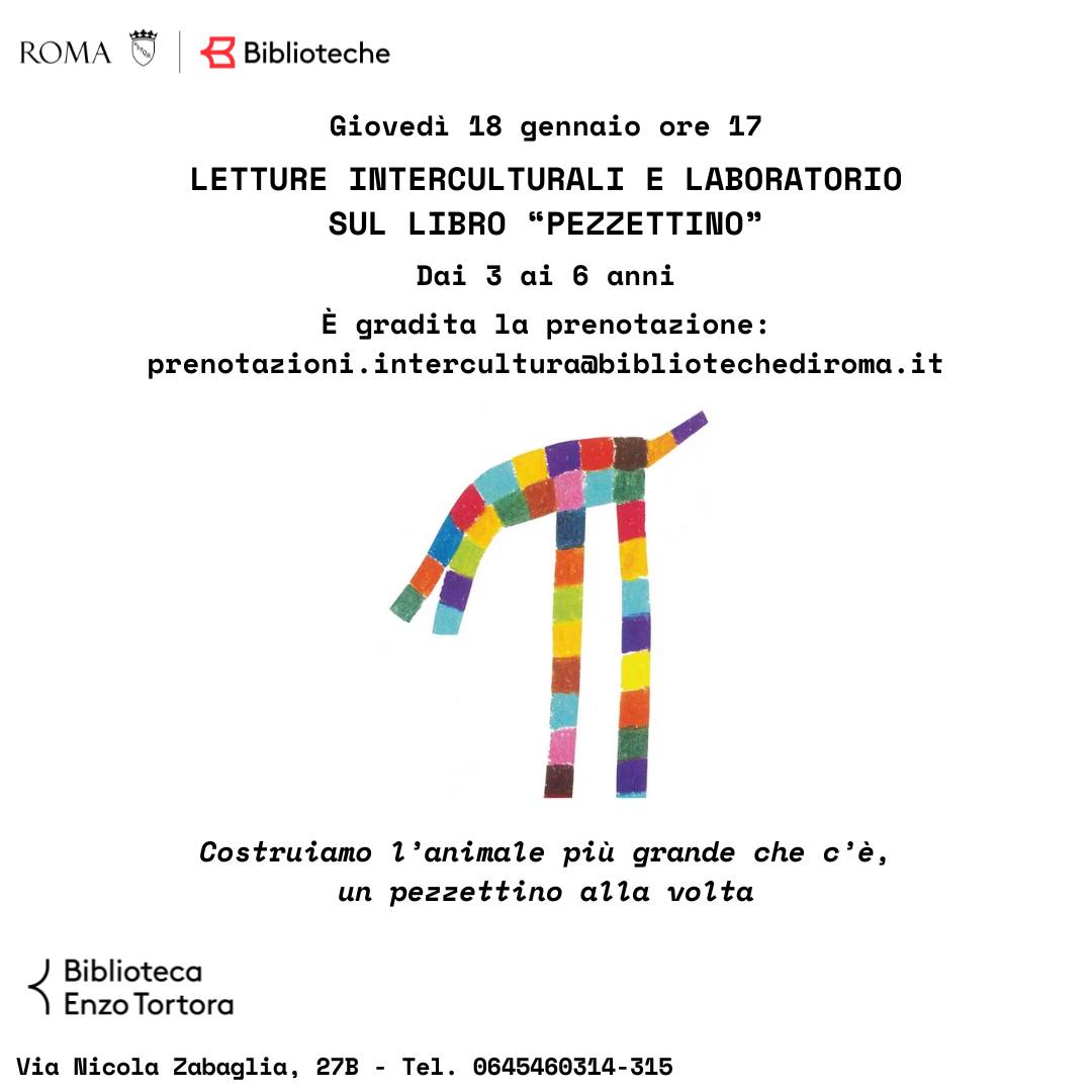 Pezzettino. Letture interculturali e laboratorio - Roma Multietnica